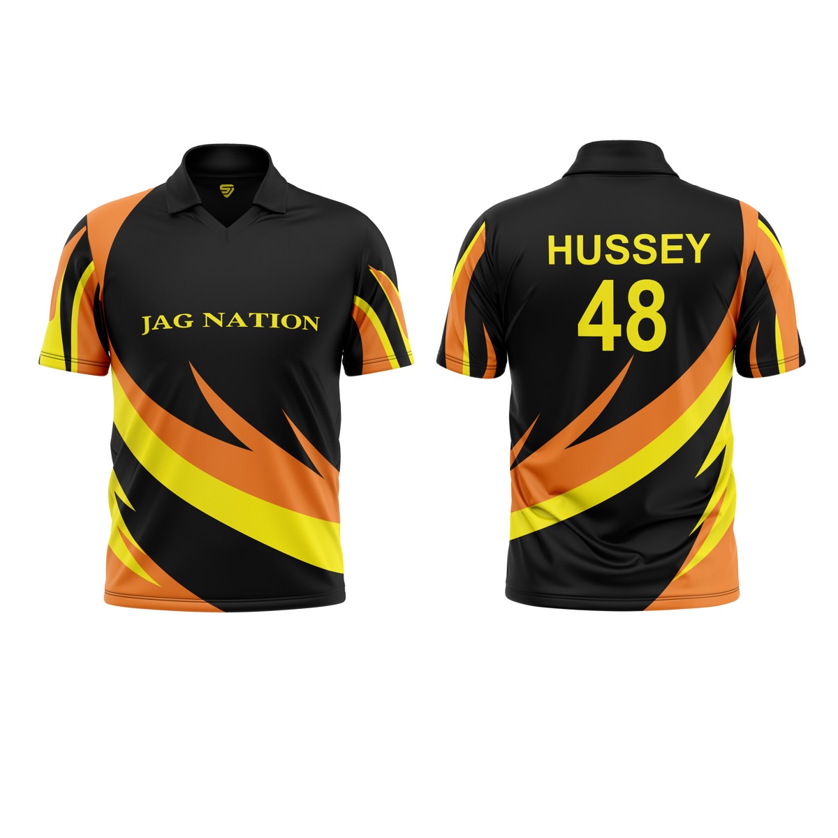 Cricket jersey both views