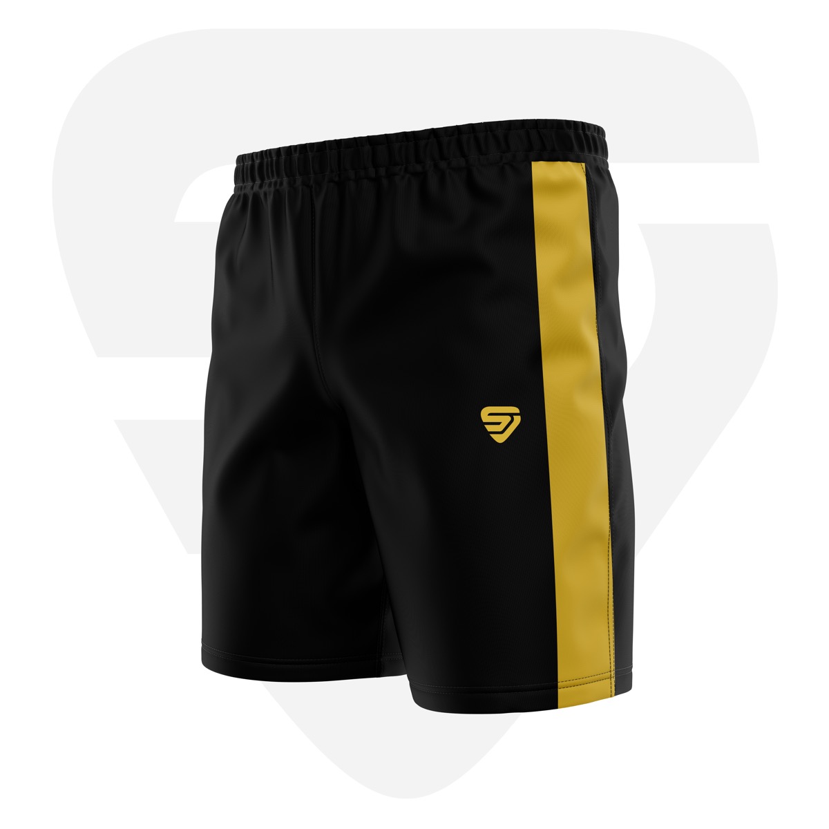 Black kit with golden panel